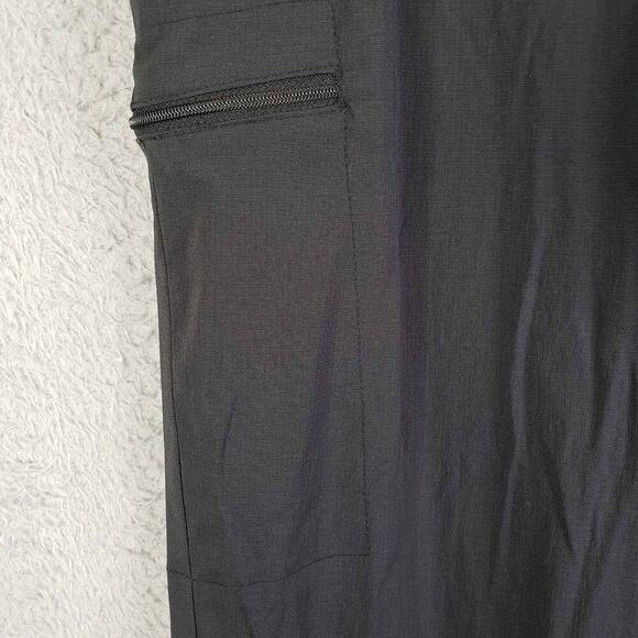 Columbia Pants Black Cargo Jogger Hiking Womens Size Large L Black Drawstring - Picture 6 of 10